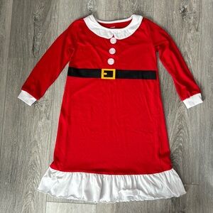 EUC Carter’s Little Girls Sant Nightgown with Peter Pan collar & Ruffle Size 4-5